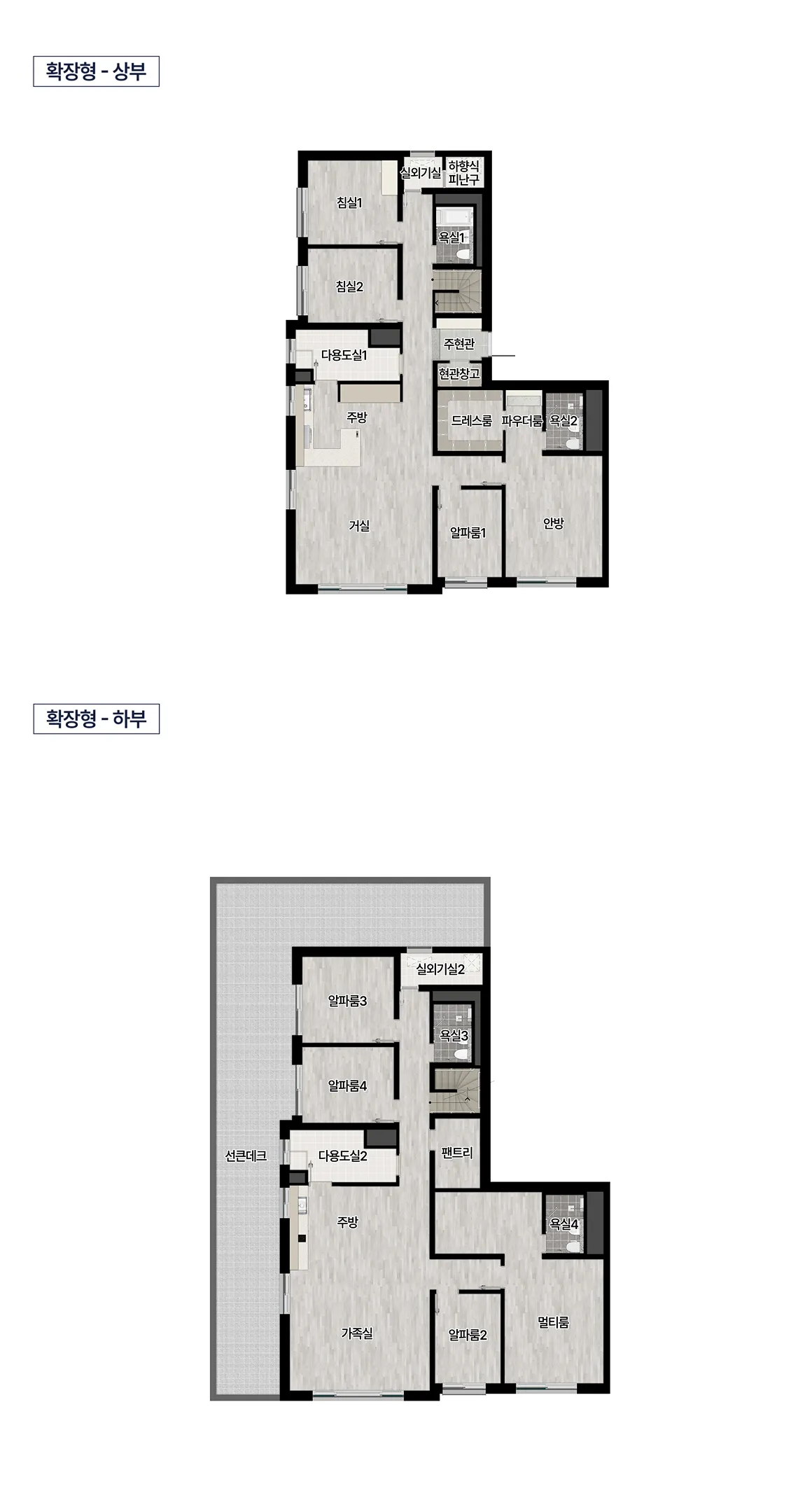 225㎡ 평면도