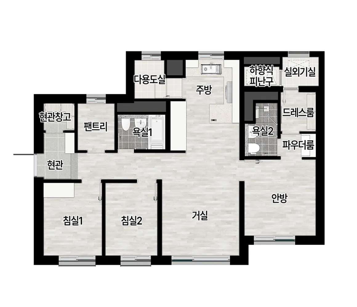59㎡ C타입 평면도