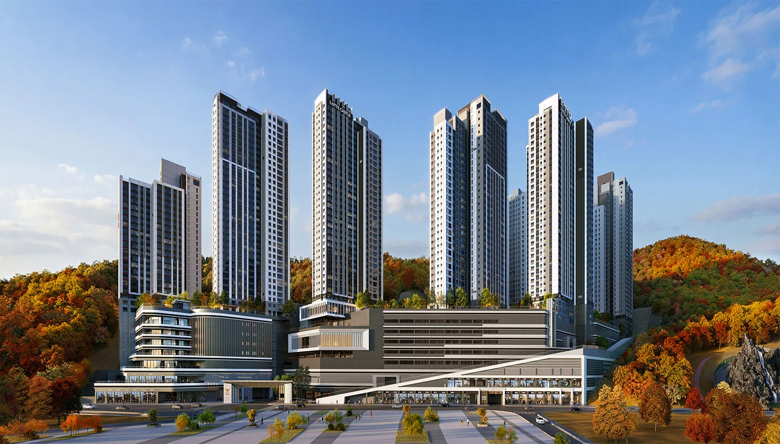 경기광주역 롯데캐슬 시그니처 전경 조감도